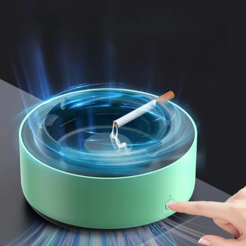 

Electric 2 in 1 Multi-Functional Intelligent Ashtray Household Air Purifier Modern Function Portable Indoor Smokeless Ashtray
