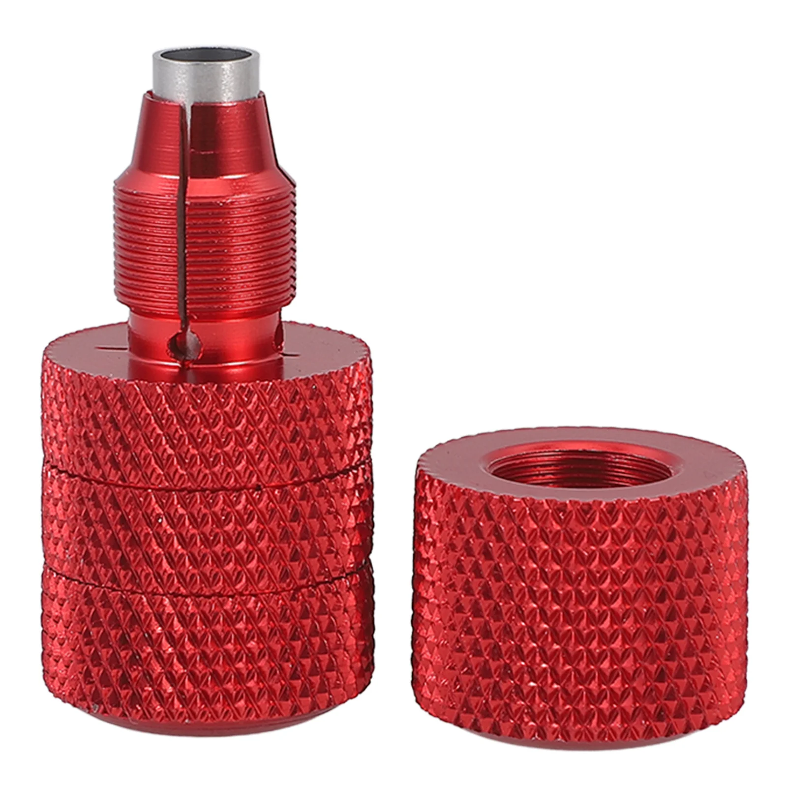 

Lightweight Aluminum Alloy Tattoo Grip Replaceable Self-Locking Handle Nonskid Textured for Professional Tattoo Use