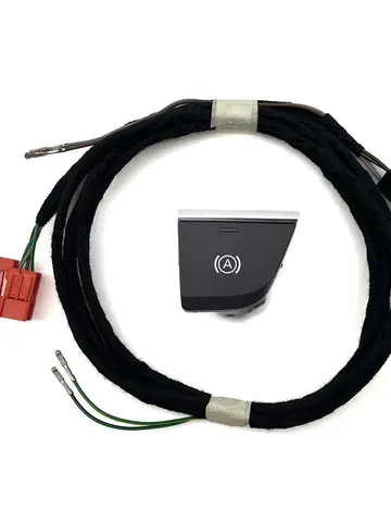 Кнопка Hill Hold / Auto Hold с проводкой и белой подсветкой для Audi Q5 FY, LHD, 80B 927 143 80B 927 143 A, 80B927143