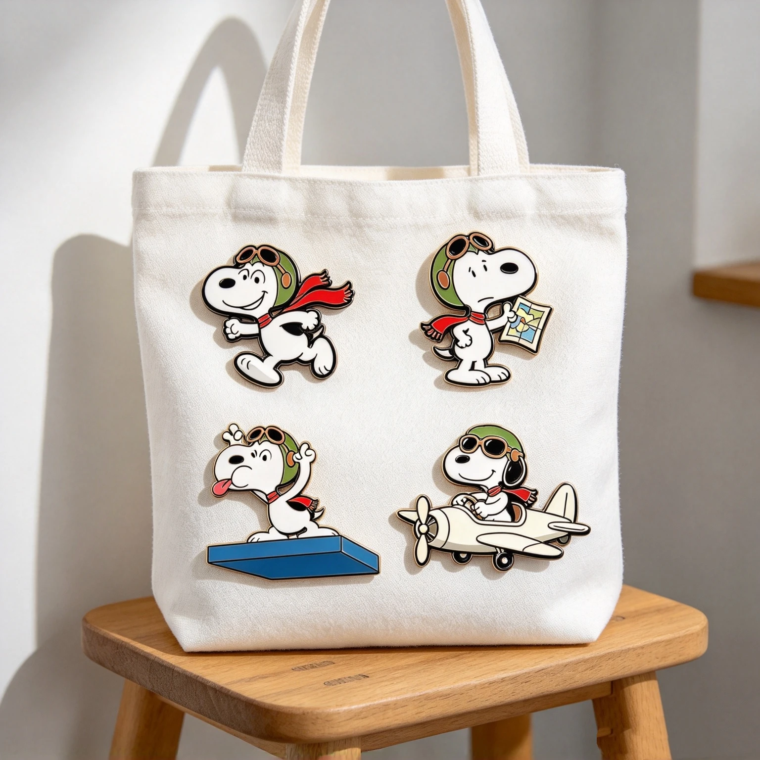 9 Cartoon-Piloten-Hunde- & Fantasy-Monster-Emaille-Anstecker, Anime-Stil-Broschen, trendige Abzeichen für Mantel, Rucksack, Hut – Detail 4