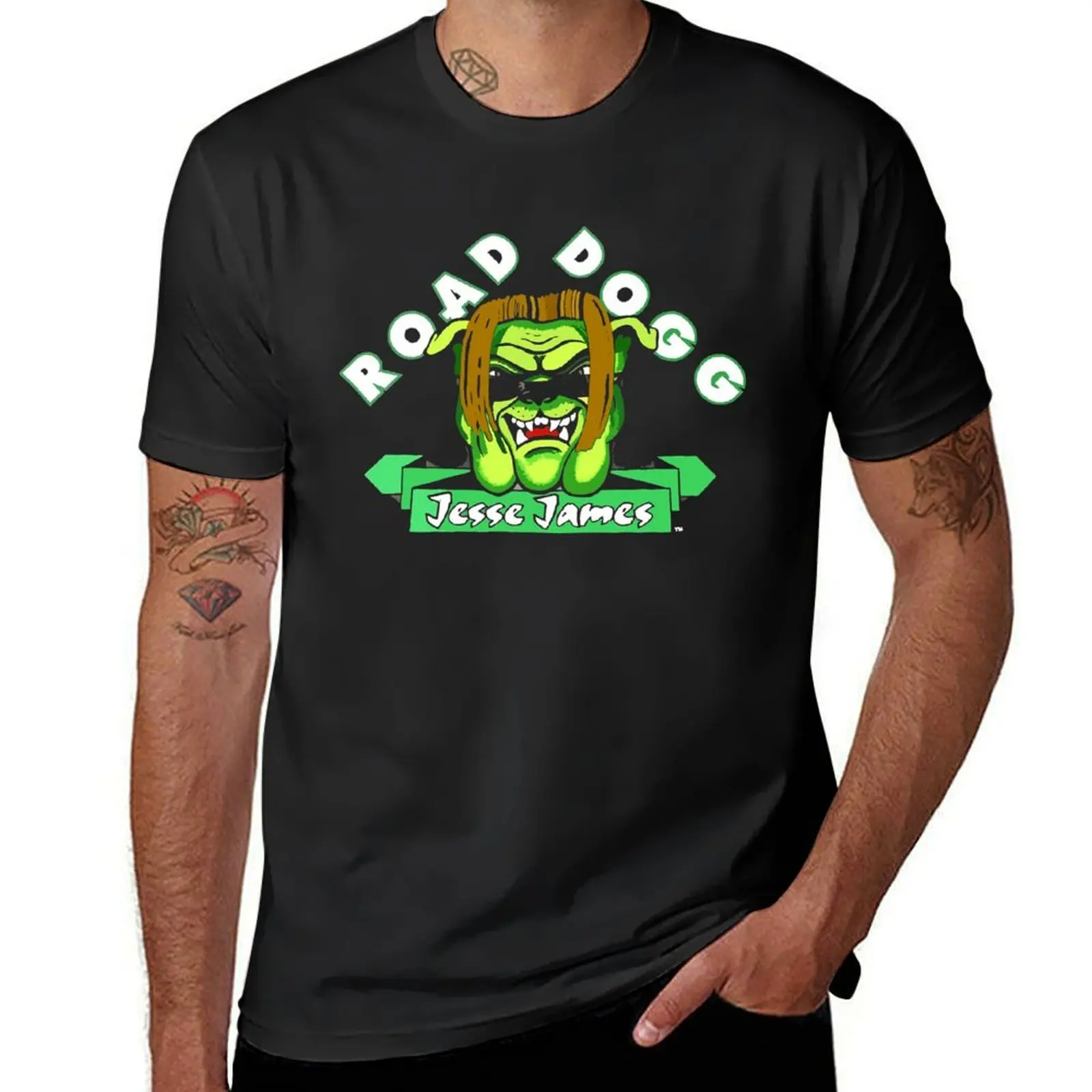 Road Dogg DX Jesse James 18 T-Shirt tops sweat plain quick drying big and tall t shirts for men