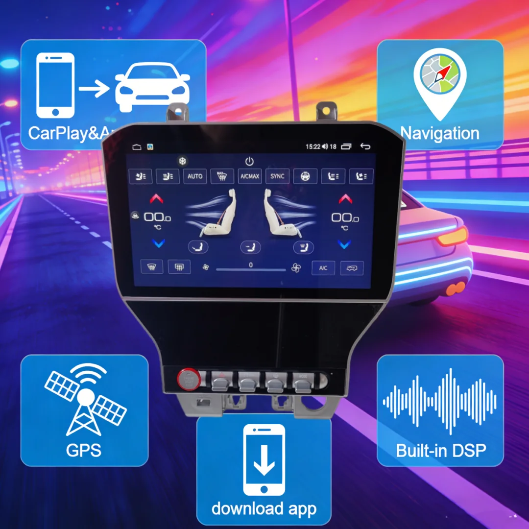 11.5 Inch Android Screen For Ford Mustang 2015 2016 2017 2018 2019 2020 2021 Carplay Car Radio Multimedia Player Stereo Headunit