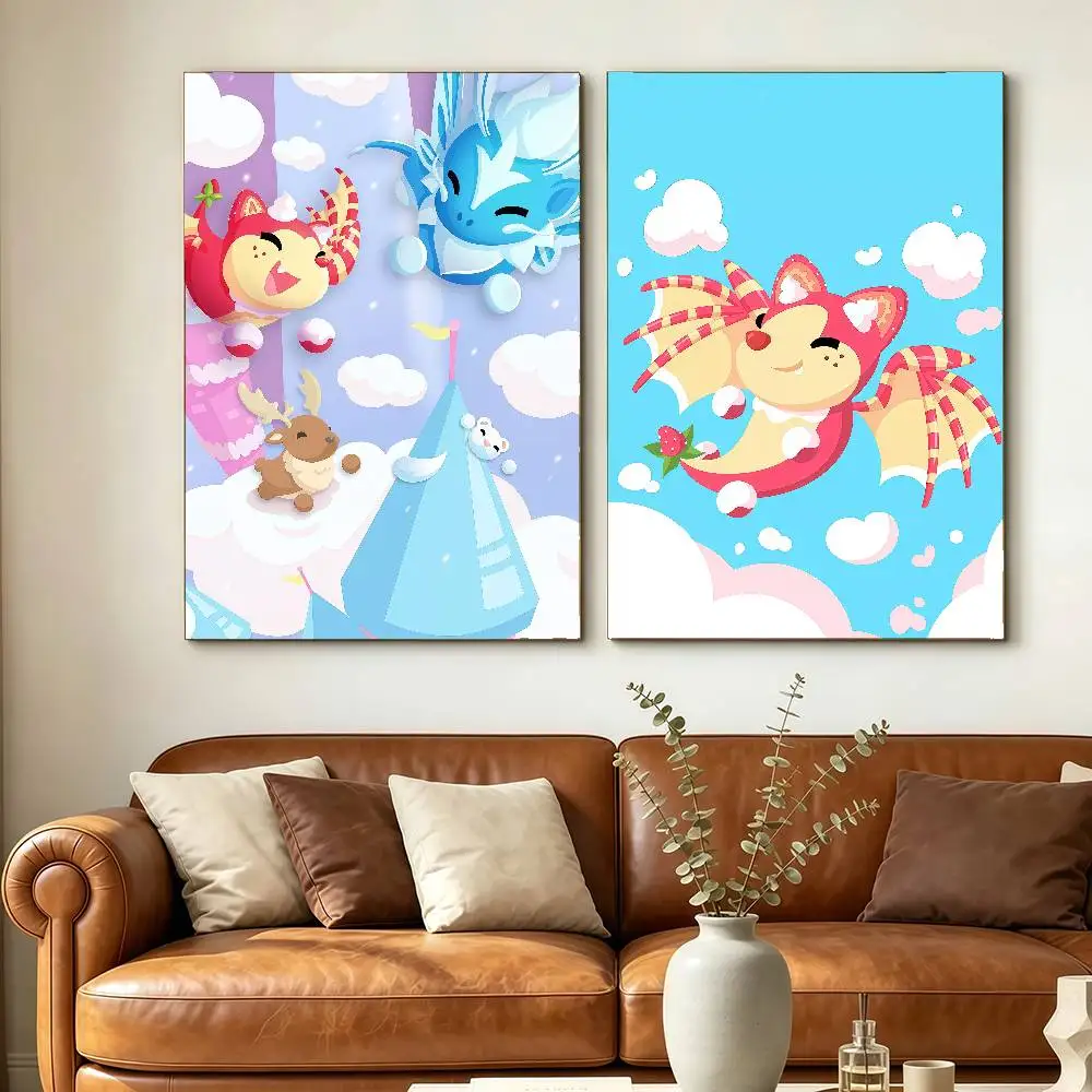Cute Game A-Adopt M-Me! Posters Wall Art Retro Painting Home Room Cafe Club Dorm Wall Decor