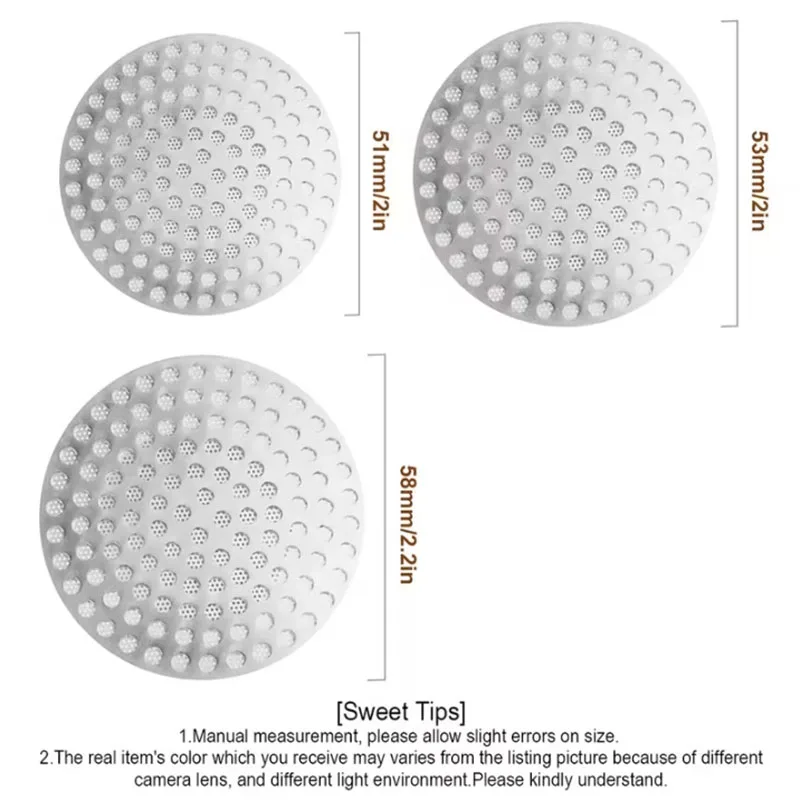 Stainless Steel Micro-Mesh Coffee Puck Screen 51/53/58mm Double-Layer Espresso Coffee Mesh Filter Reusable Coffee Filter Screen