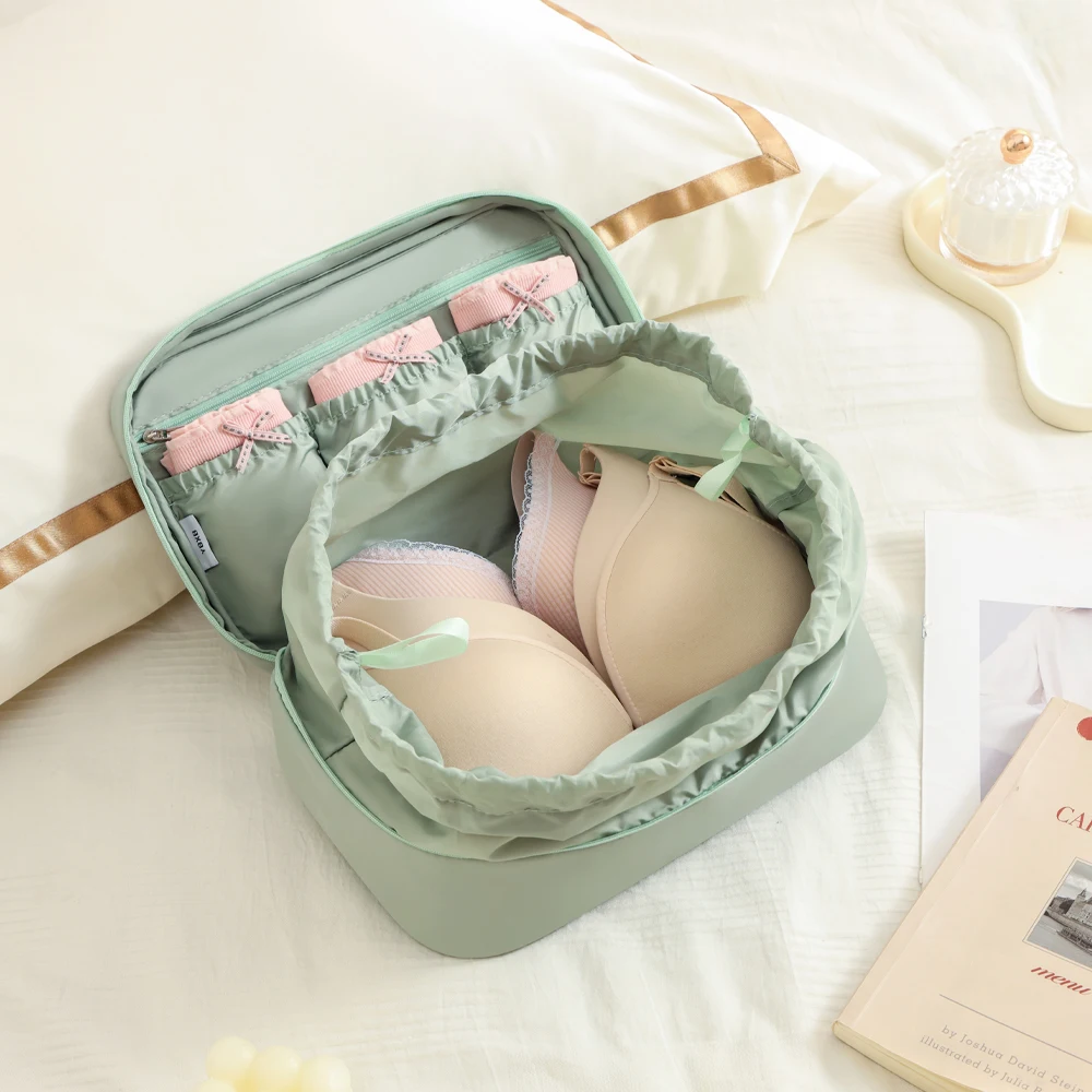 

Дорожная сумка для хранения нижнего белья, большая вместимость, многофункциональная для путешествий и деловых поездок, сумка для нижнего белья и бюстгальтера, портативная