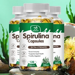 Spirulina Capsules Support Cardiovascular Health Eye & Brain Health Increase Immune System