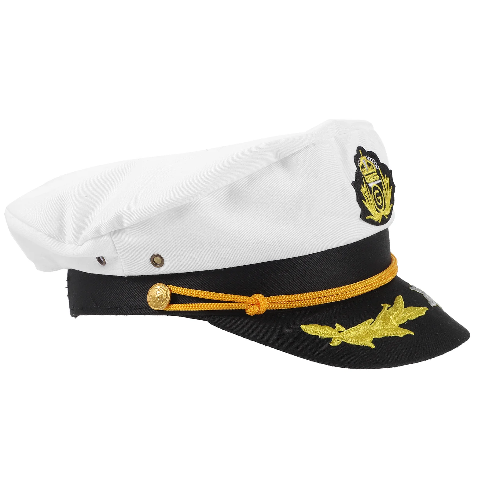 

Captain Yacht Hat Boat Cap Soft Comfortable Cotton Cosplay Sailing Party Performance Photo Props Captain Hat Navy Sailor Caps
