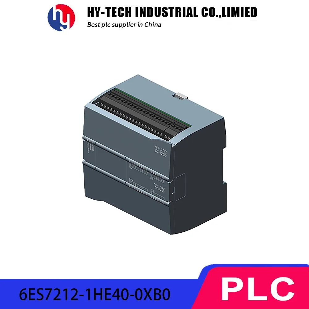 

Hy-Tech Automation Control PLC Module 6ES7214-1AG40-0XB0 DC with 14 Digital Input 10 Digital Output 2 Analog Input 150KB Memory