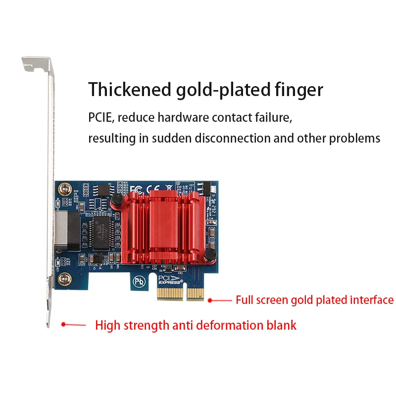 PCI Express 기가비트 PCI-E 네트워크 카드 이더넷, 데스크탑 랜 카드용, 게임 적응형 RJ-45 LAN 어댑터, 디스크리스, 10, 100, 1000mbps