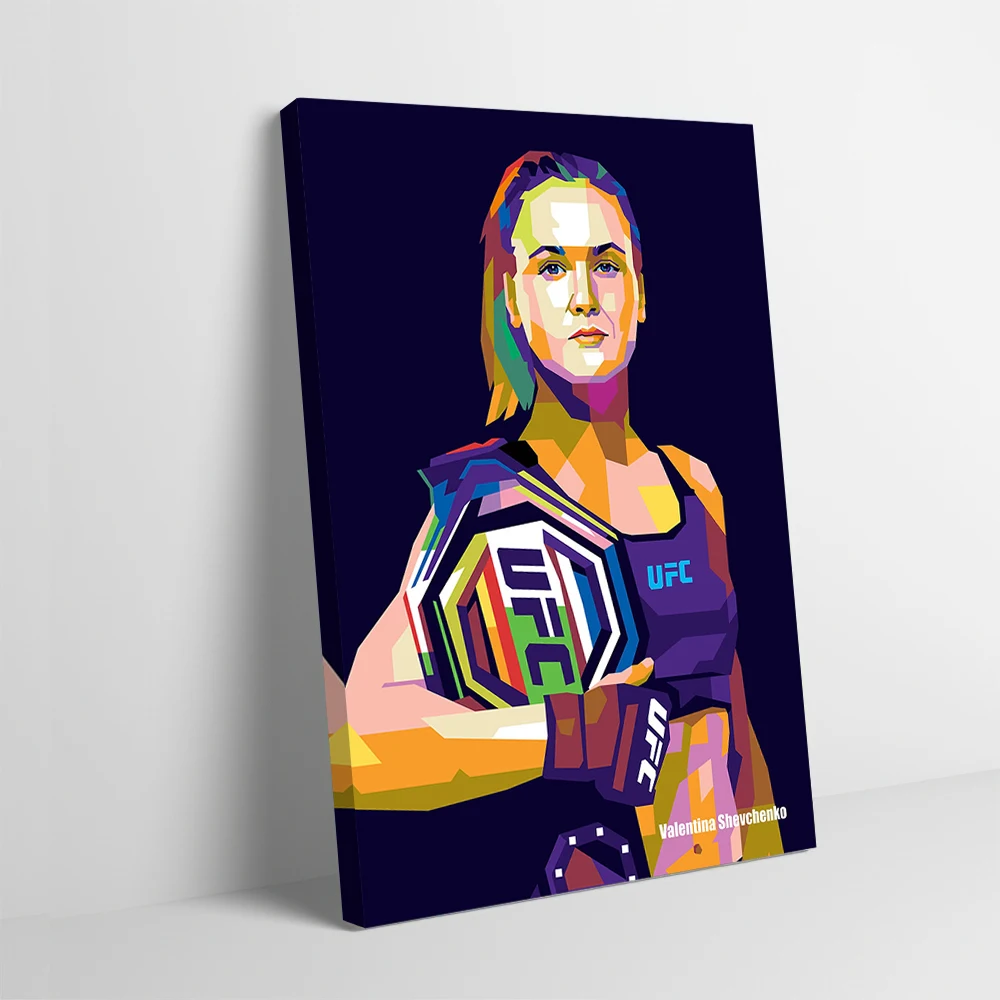 ملصق فالنتينا شيفشينكو مطبوع قابل للتخصيص على القماش هدية فنية لتزيين الغرفة صور الديكور الداخلي