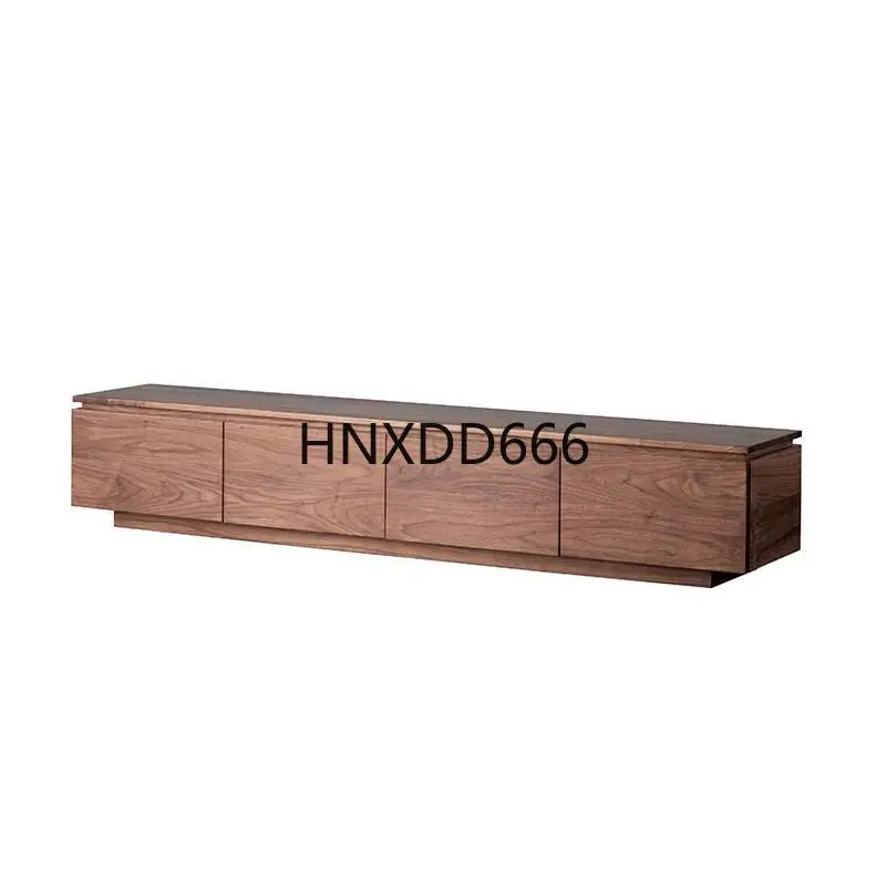 

Black Walnut Solid Wood Floor TV Cabinet Locker