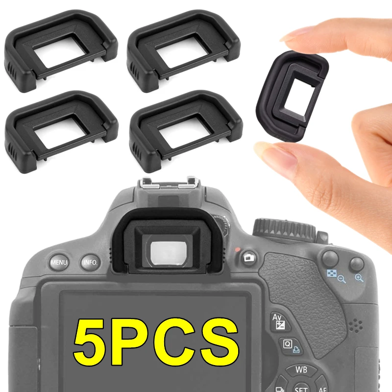 

1/5pcs For EF Eyecups Eyepiece Viewfinder For Canon DSLR EOS 1000D 550D 500D 450D 650D Eye Piece Viewfinder Accessories Camera