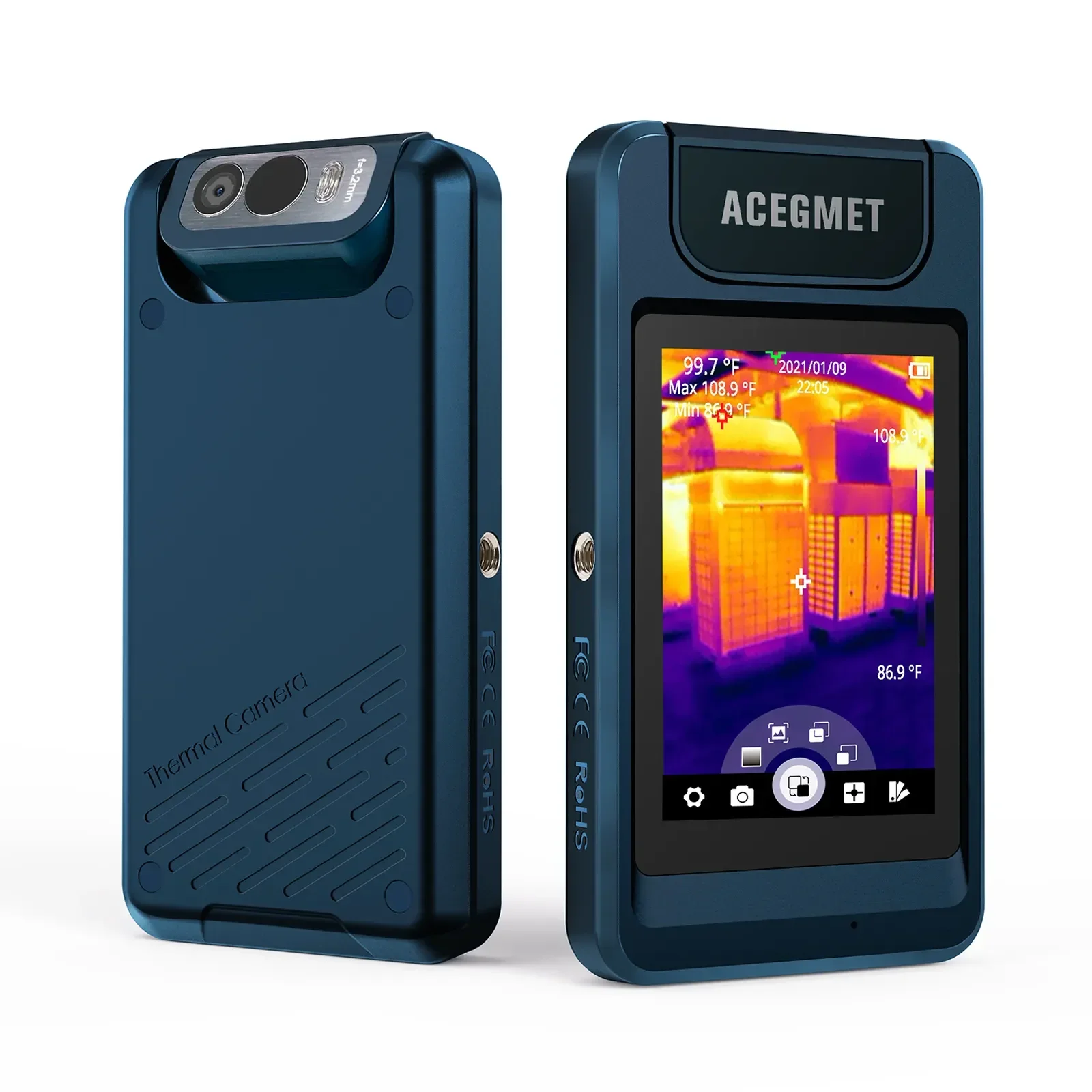 MILESEEY P200 Mobile Phone Thermal Camera Smartphone Thermometer High-Resolution Thermal Imager For Inspection