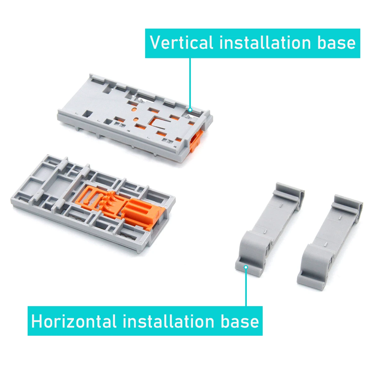 Wire Electrical Connectors PTFIX 2.5mm Wire Merging And Branching Device Push-in Terminal Block Connector Mount On Din Rail