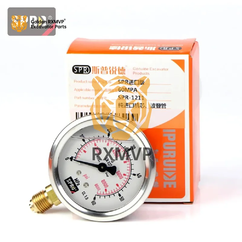 SPRD High precision pressure gauge EN837-1  0-60MPA 8700psi 600BAR