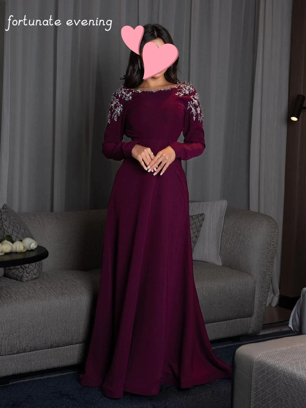 Szczęśliwy wieczór elegancki Vintage słodki fioletowy cekiny koraliki kryształ Backless formalna okazja sukienka na studniówkę suknie wieczorowe