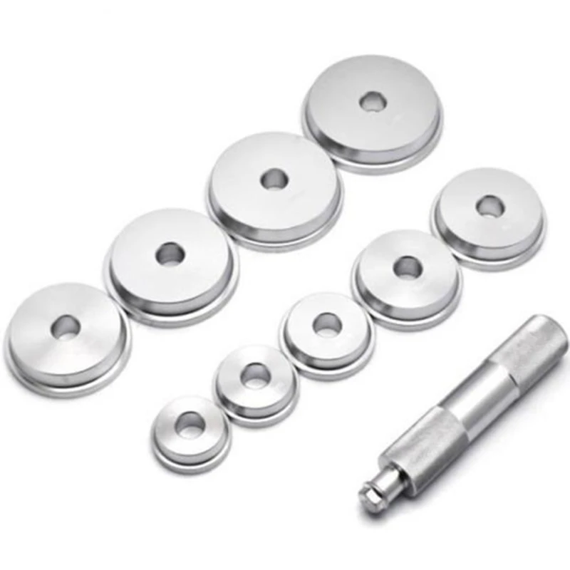 Wheel Bearing Race Seal Bush Driver Tool Aluminum Mandrels Auto Set Dropsale