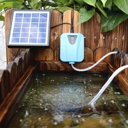 Solar Powered Oxygenator Water Oxygen Pump Pond Aerator Aquarium Air Pump Silent Oxygenation of Outdoor Fishing Pool