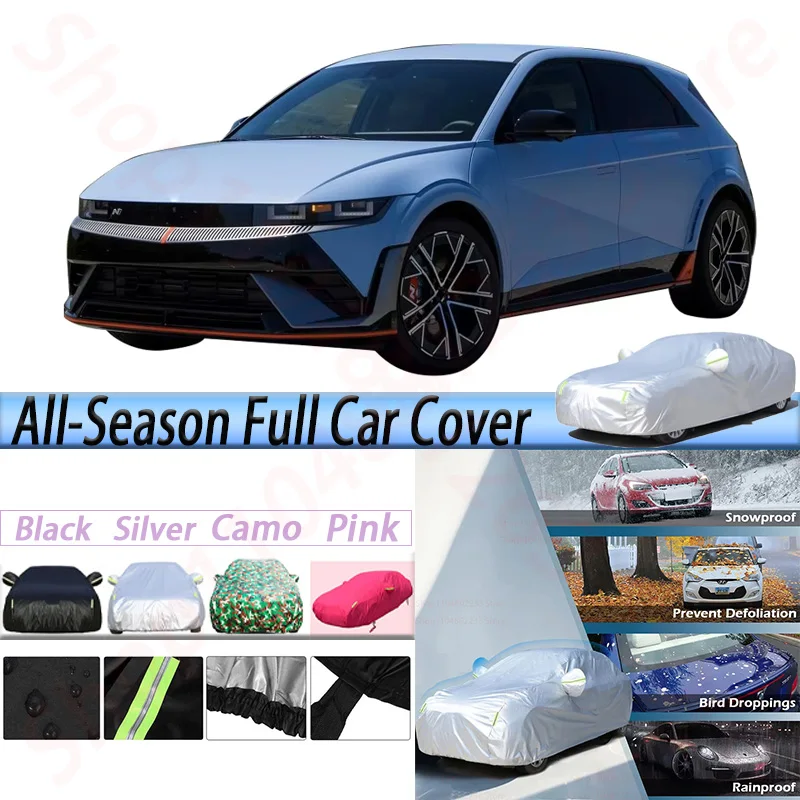 

Waterproof Car Covers Dustproof Car Cover For Hyundai Ioniq 5 2021-2027 SUV Outdoor Anti-UV Sun Rain Snow Wind Protection Cover