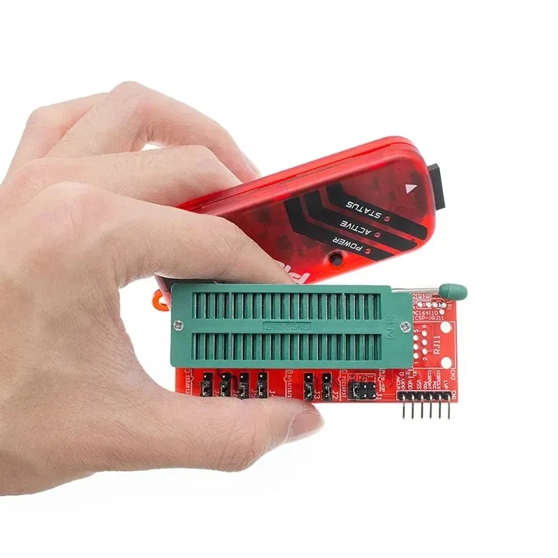 PICKIT3 PIC KIT3 PICKIT 3 Programmer pemrograman Offline PIC pengendali mikro Chip monopoli + PIC Programmer Adapter Seat