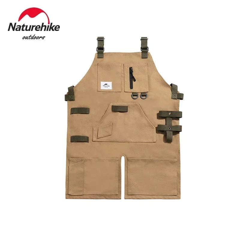 Naturehike 2024 New Outdoor Vest Camping Men Women's Leisure Multi-Functional Apron Fishing Camera Vest Coat Camping Equipment