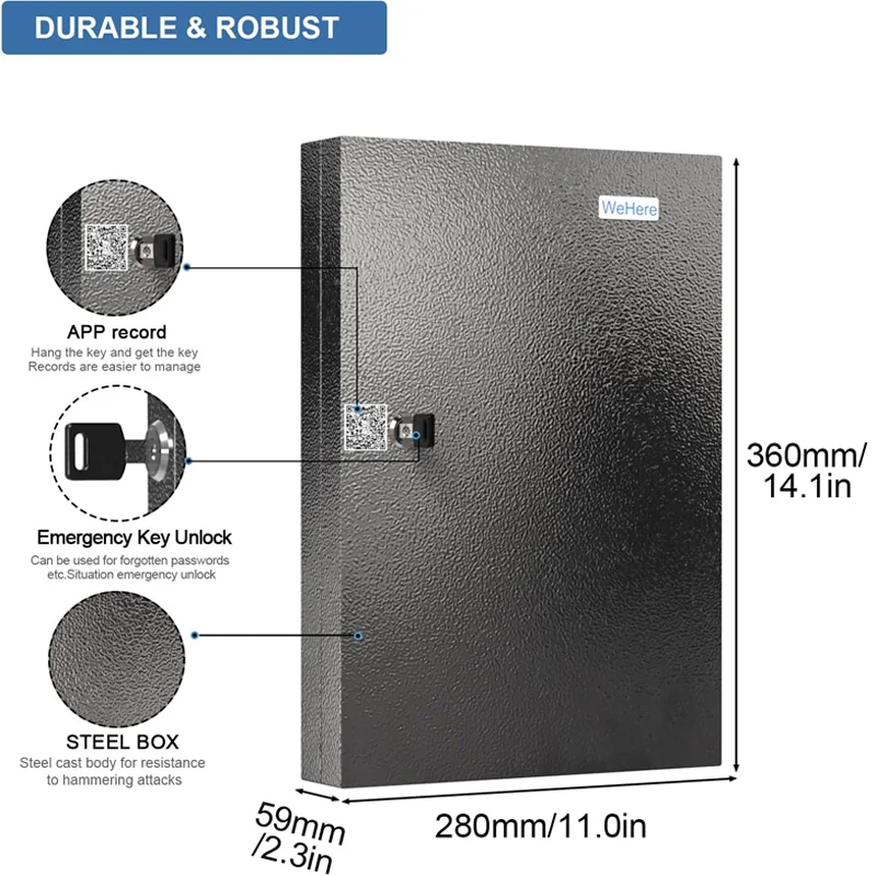 32 Schlüssels chrank Organizer, Schlüssels afe, Schlüssels afe Aufbewahrung schloss halter für Parks, Auto-und Hauss chl üssel, Schlüssel halter box