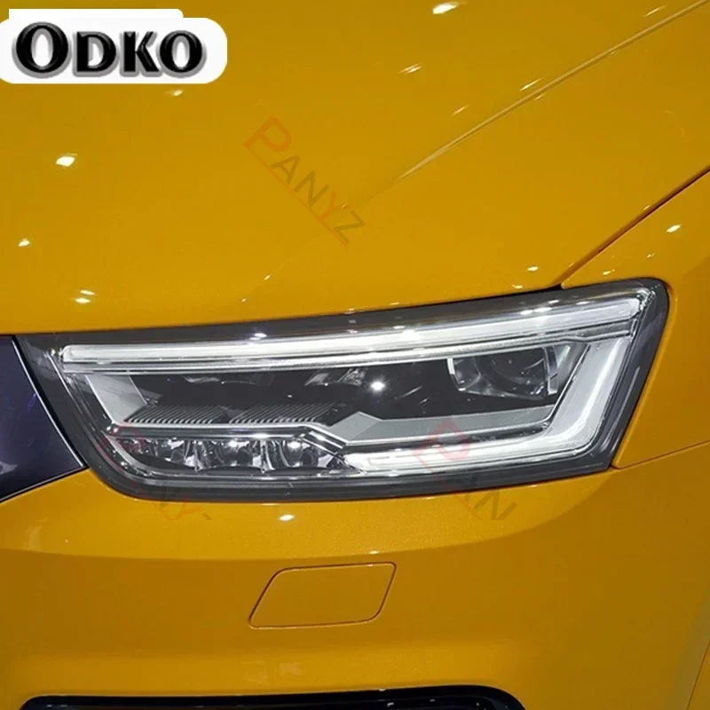 

2 шт. для Audi Q3 8U F3 2012-настоящее время RSQ3 Sportback 2020 защитная пленка для фар автомобиля прозрачная черная наклейка из ТПУ