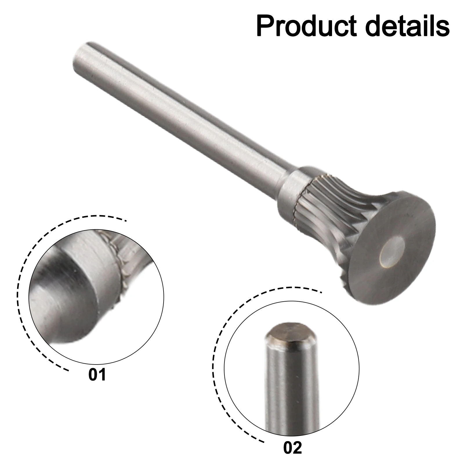 

6mm Shank Rotary Files Spiral Groove Bit As Picture Rotary Files 6mm Shank Size Carving Applications High Strength