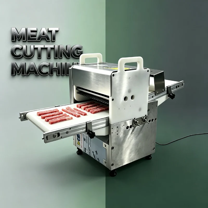 Desktop Fresh Meat Cutting Machine Slicer Shredder Dicer Stripper For Pork Belly Beef Fish Lamb Chicken Breast