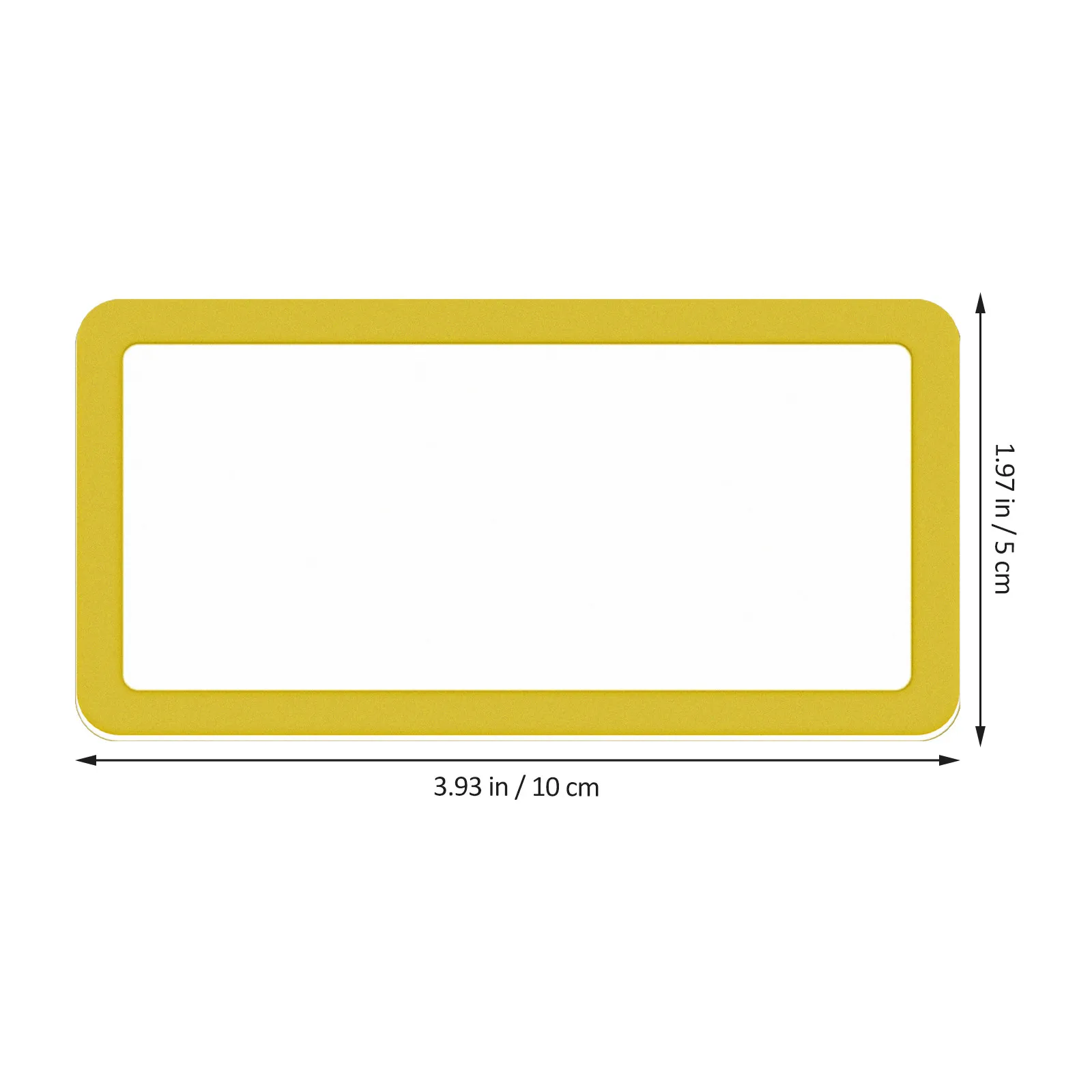 10Pcs Magnetic Name Tags Multi Function Dry Erase Labels for Refrigerator Whiteboard Metal Surfaces Container Food Name Marking