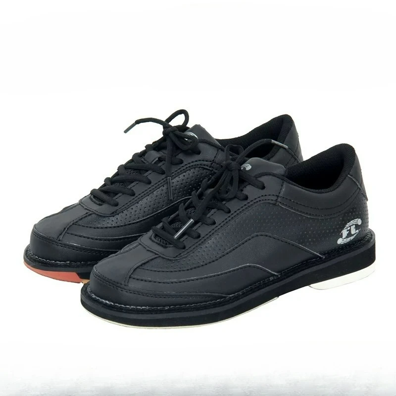 

2025 New Bowling Shoe for Unisex Black White Leather Sport Shoes Men Women Top Quality Indoor Court Shoe Designer Bowling Shoes
