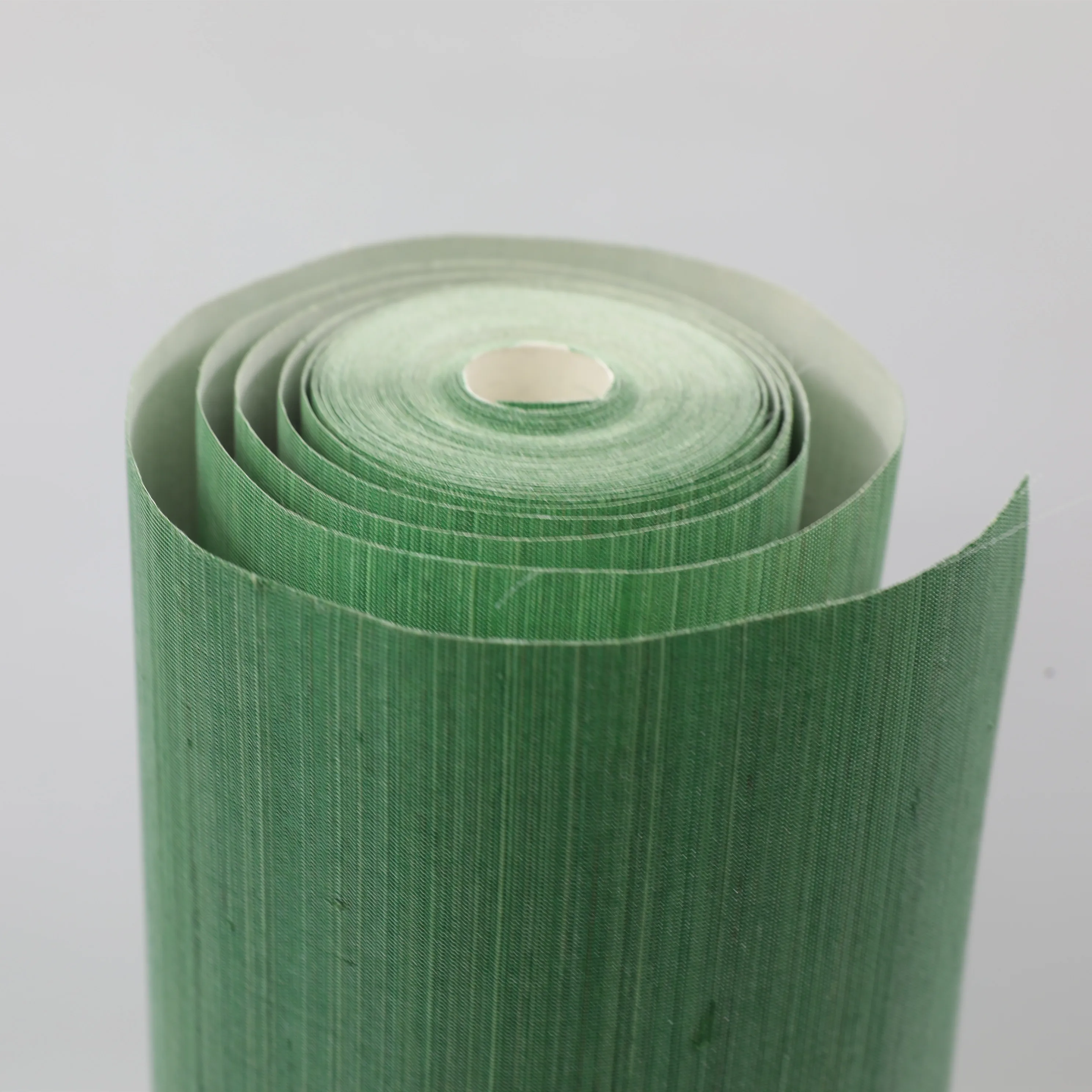Mywind Natural Material Abaca Grasscloth Fabric Woven Grass Green Wallpaper For Hotel House Decor Hotel Wall Covering - view 2