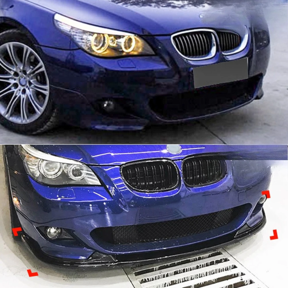 

Applicable To 2005-2010 BMW Bmw5 Series E60 E61 M Sport Front Shovel Front Lip Angle Wrapping ModificationCar Modification