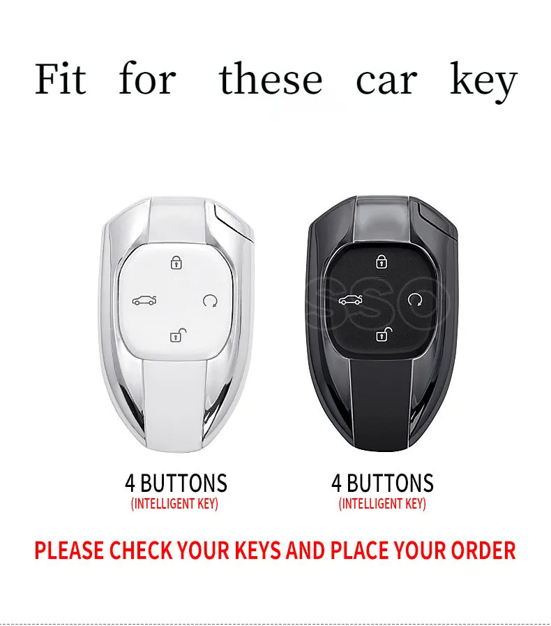 Zinc Alloy Car Remote Key Case Cover Shell for Trumpchi GAC 2021 Empow J11 J12 J13 J14 J15 GS8 2023 Protector Car Accessories