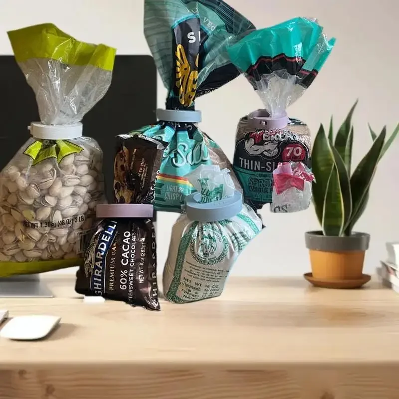 Convenient Plastic Clips for Sealing Food Bags, Kitchen Moisture Barrier Fresh Keeping Clips