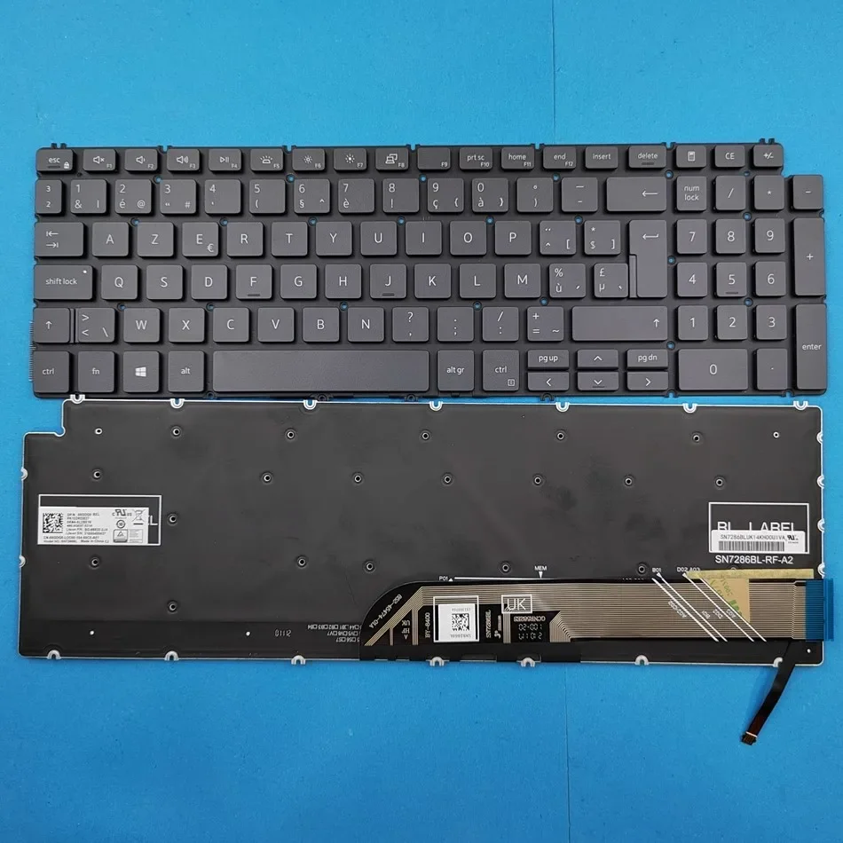 

Belgian backlit Keyboard For Dell Inspiron 15 5590 5591 5598 5593 5584 7790 7590 5594 Series Latitude 15-3510 05GDG9 BE Azerty