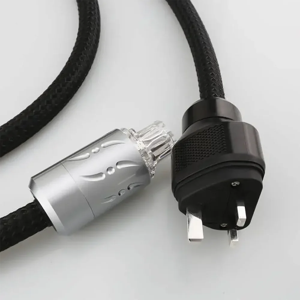 Viborg VP1501 HIFI-Stromkabel Kupfer UK 3-Pin-Stecker Audio-Geräte-Stromkabel UK-Netzkabel