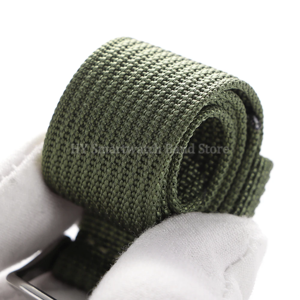 حزام ساعة من النايلون الناعم لسوار المعصم الرياضي العسكري من Seiko لأوميغا لاستبدال رولكس للرجال والنساء سوار معصم مجدول