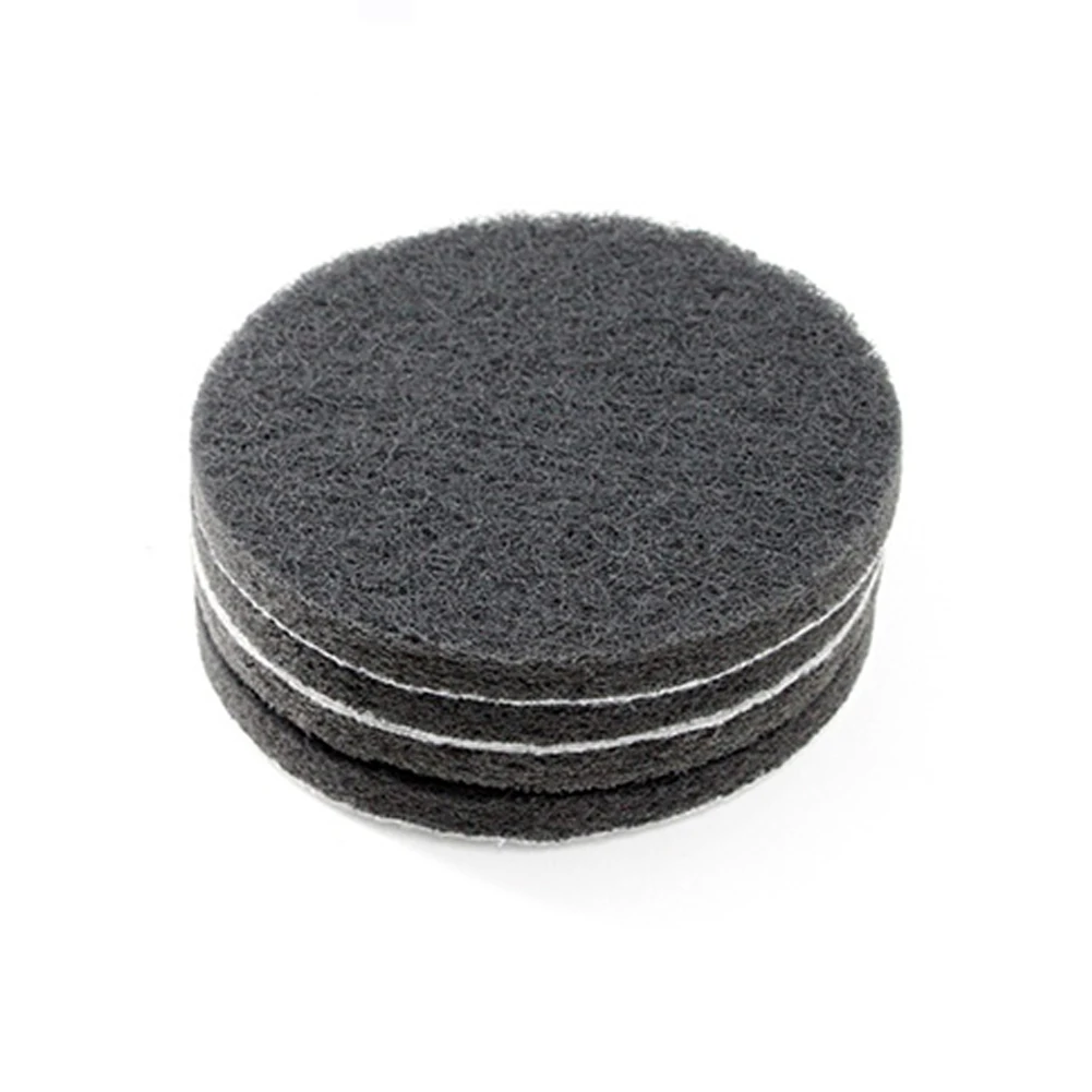 5 Pack Industrial Nylon Scouring For Pads Compatible with Standard 4 Inch Sanding Backing Plates for Cleaning and Polishing Use