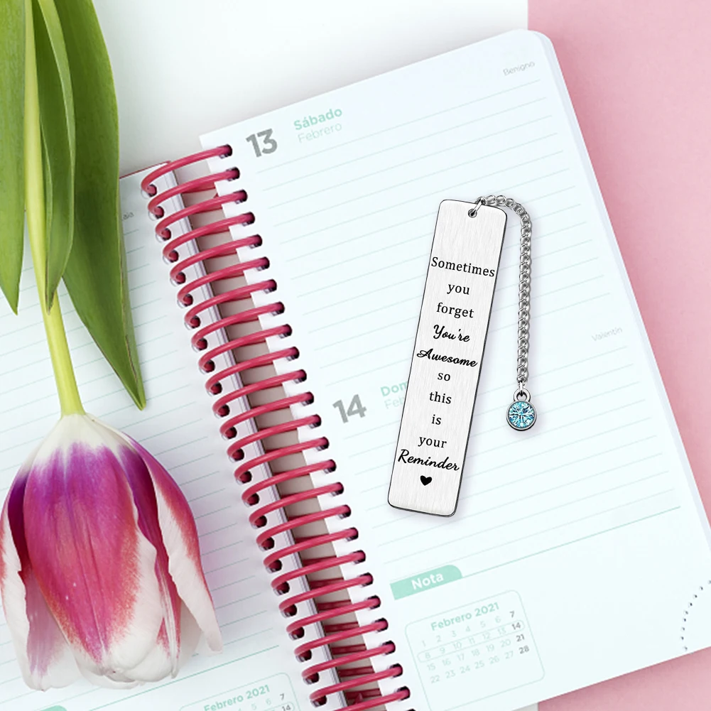 حروف زميل ملهمة المرجعية الفولاذ المقاوم للصدأ الثقة مع سلسلة هدية عيد ميلاد طالب لصديق الرجال النساء