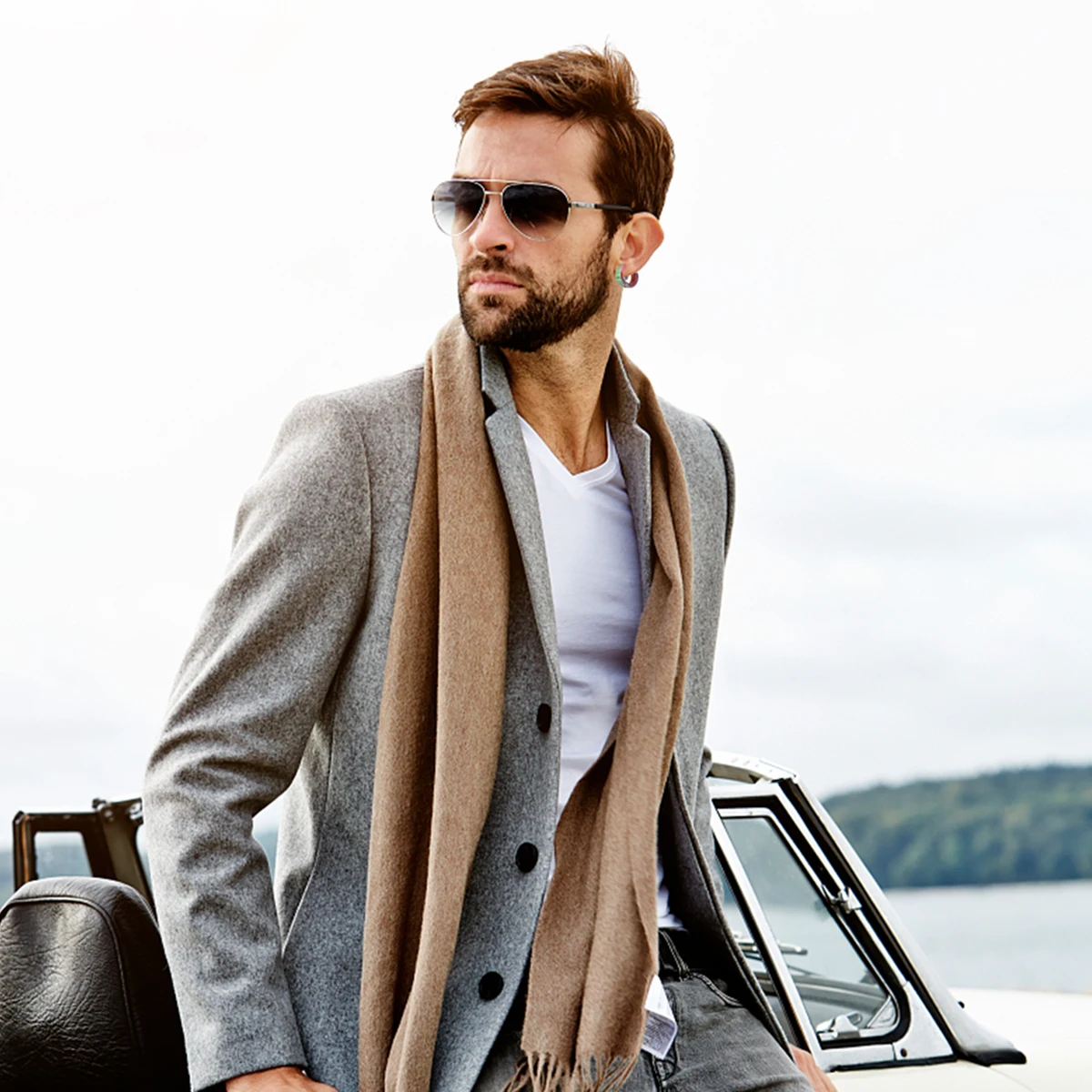 

1Pcs Fashion Ear Clip Simple Punk Inspired Earrings Anti Allergic Metal Finish Versatile Decor for Any Occasion Prom Party