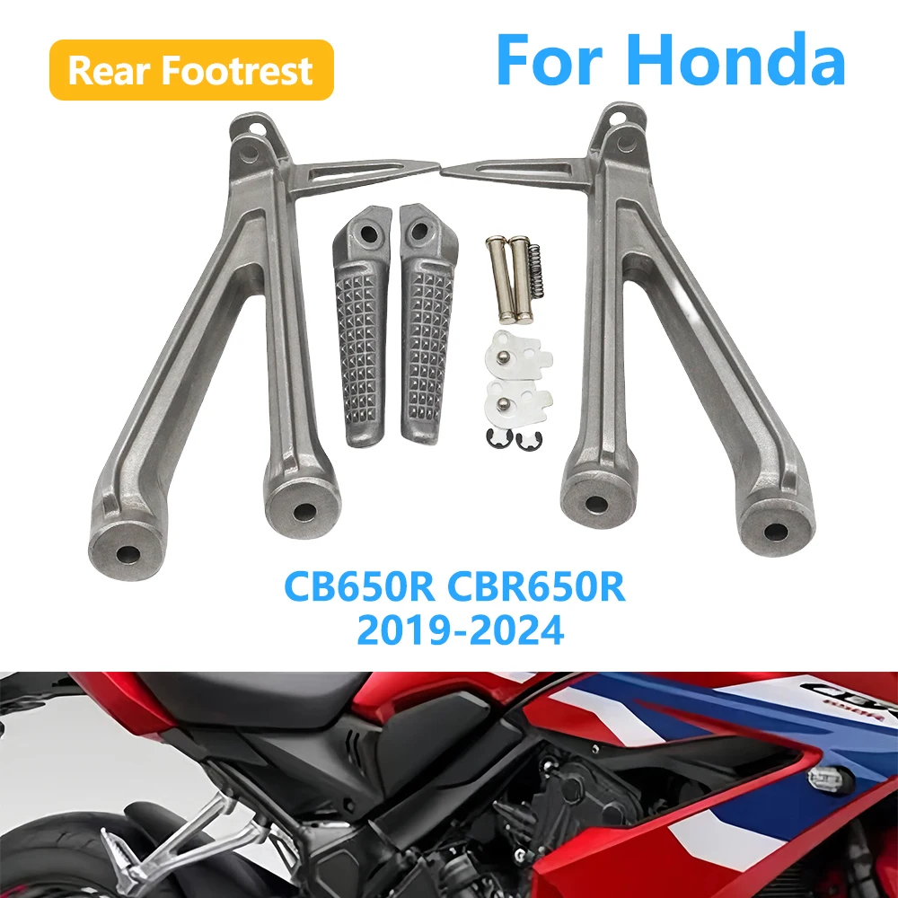 

Мотоциклетная пассажирская подставка для ног, набор кронштейнов для Honda CB650R CBR650R CB CBR 650R 2019-2024 2023 2022 2021 2020
