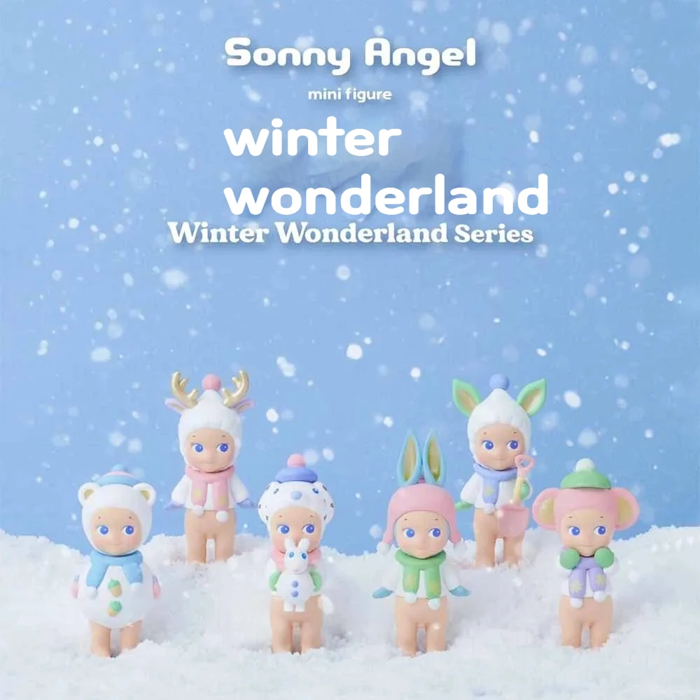 

Toys Sonny Angel Blind Box Winter Wonderland Series Mini Anime Figures Ornaments Dolls Fans Children Christmas Gifts