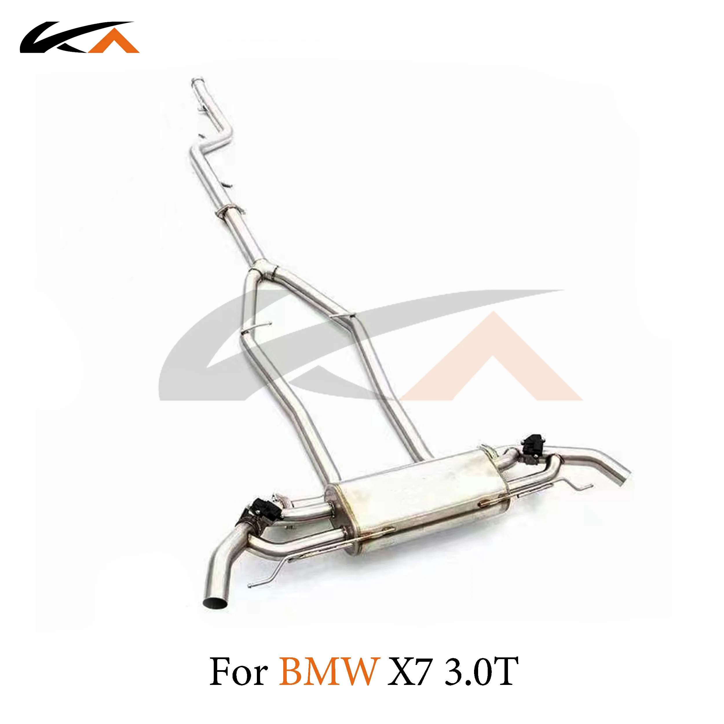 KA Tuning exhaust system stainless steel catback for BMW X7 G07 3.0T performance auto parts muffler valve car accessories