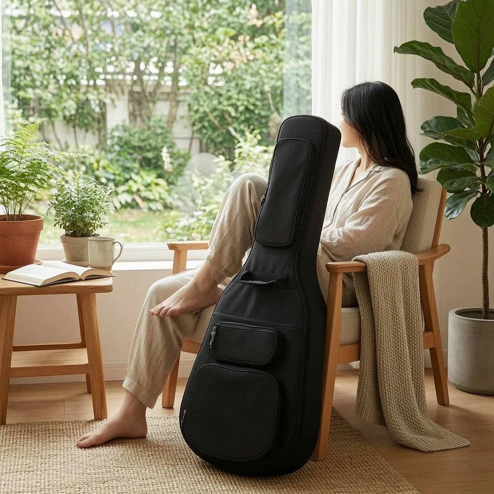 guitar-gig-bag-with-pockets-padded-guitar-backpack-black-adjustable-for-guitarists-travel-gigs