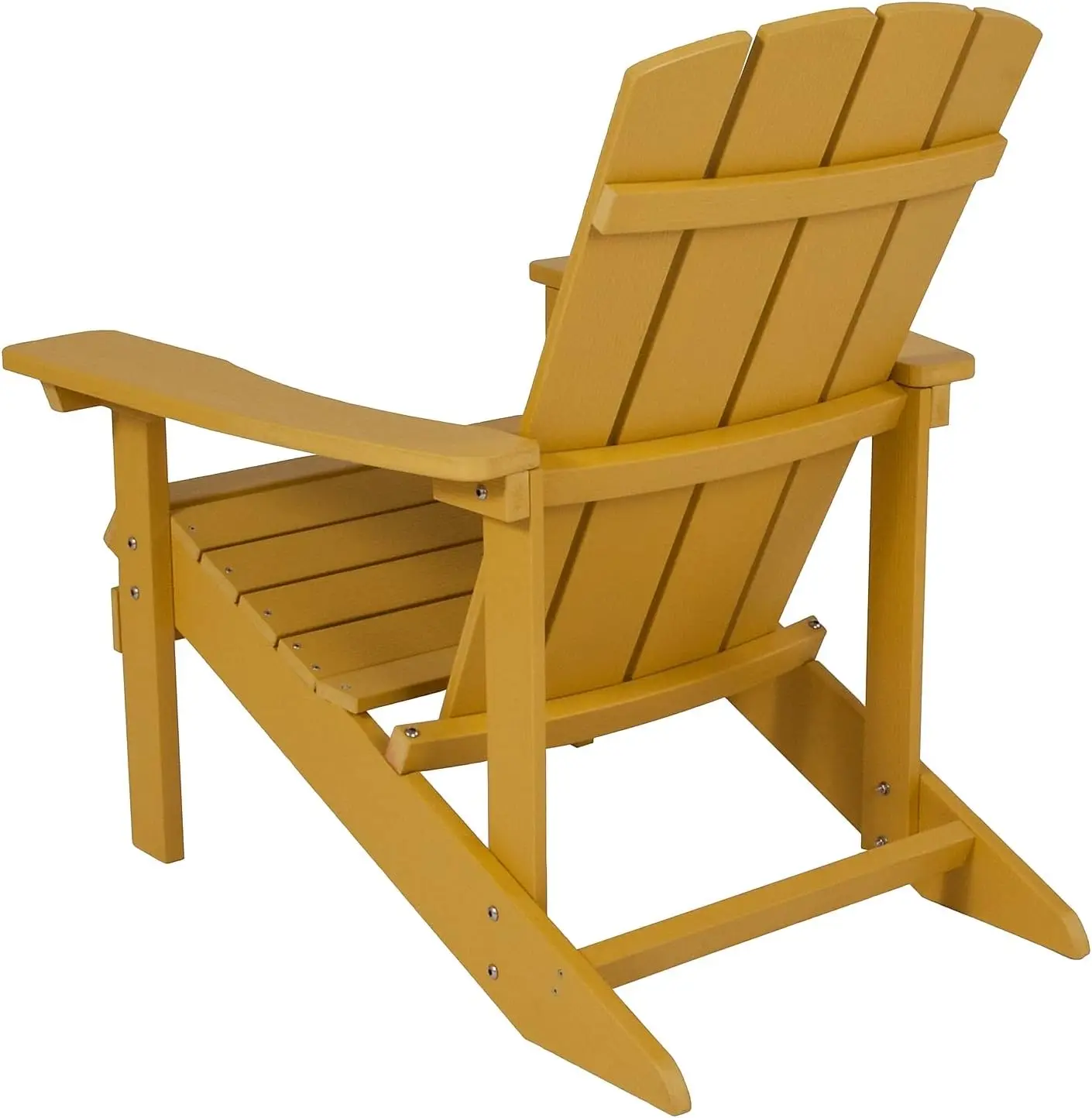 Charleston Commercial Grade Adirondack Cadeira, Resistente às intempéries Resistente Poli Resina Deck, Pátio Assentos, Indoor e Outdoor