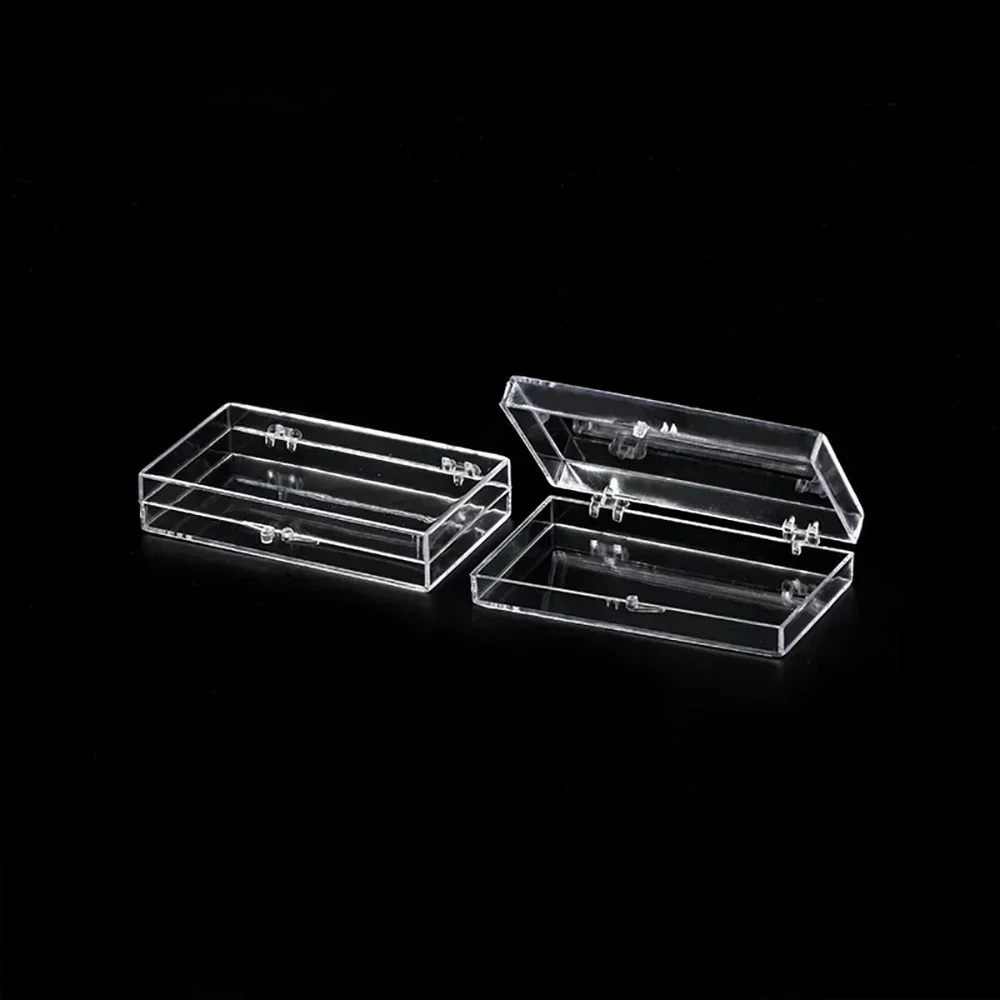 Transparent Bracele Stone Jewelry Organizer Box Badge Storage Cover Box DIY Card Case Home Accessory Container Beads Coin Box