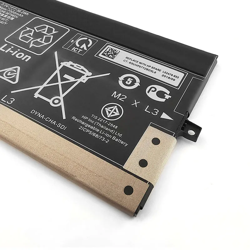 Imagem -05 - Original Bateria do Portátil para hp Elitebook 1030 g3 g4 Série Hstnn-db8l Hstnn-ub7l L02031541 L02478855 7.7v X360 Bm04xl 56.2wh