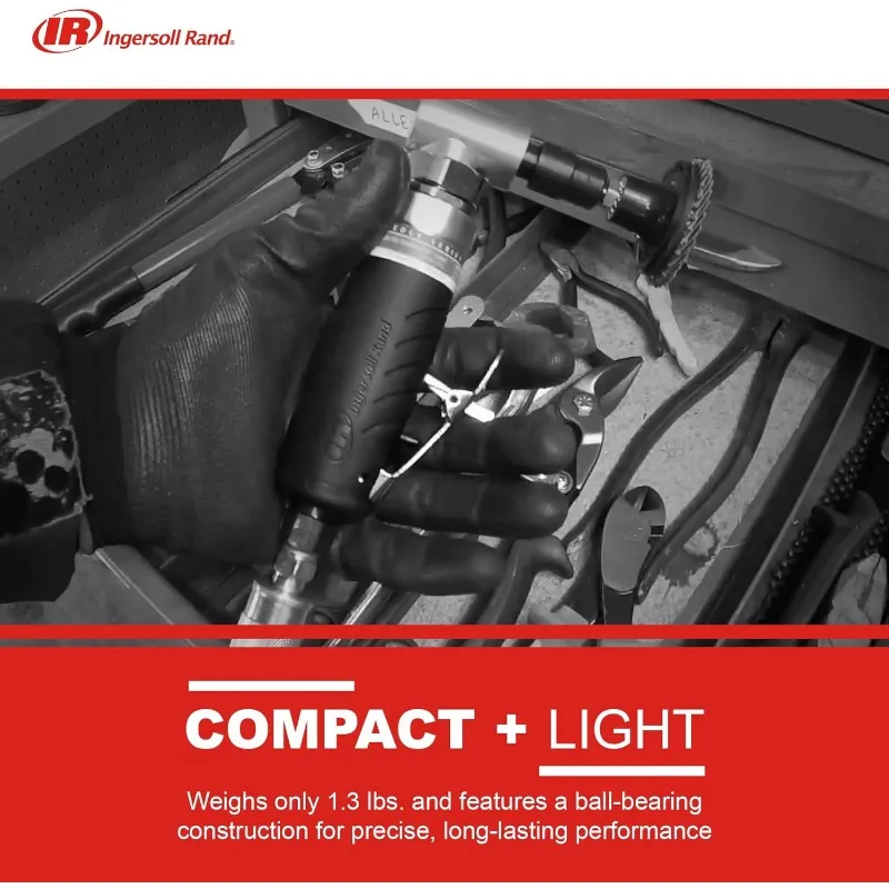 3101G Air Angle Die Grinder, 20,000 RPM, 0.33 , 1/4" Collet, Rear Exhaust