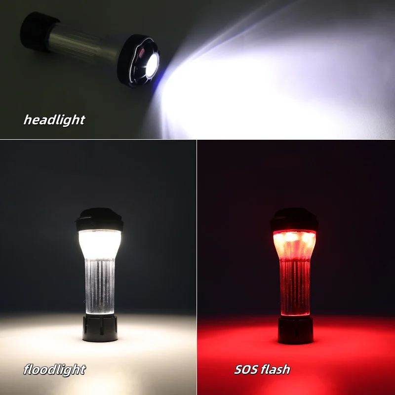 أضواء خيمة التخييم LED ضوء الطوارئ نوع c شحن فانوس التخييم عكس الضوء مصابيح تعليق للزينة للسفر في الهواء الطلق #4